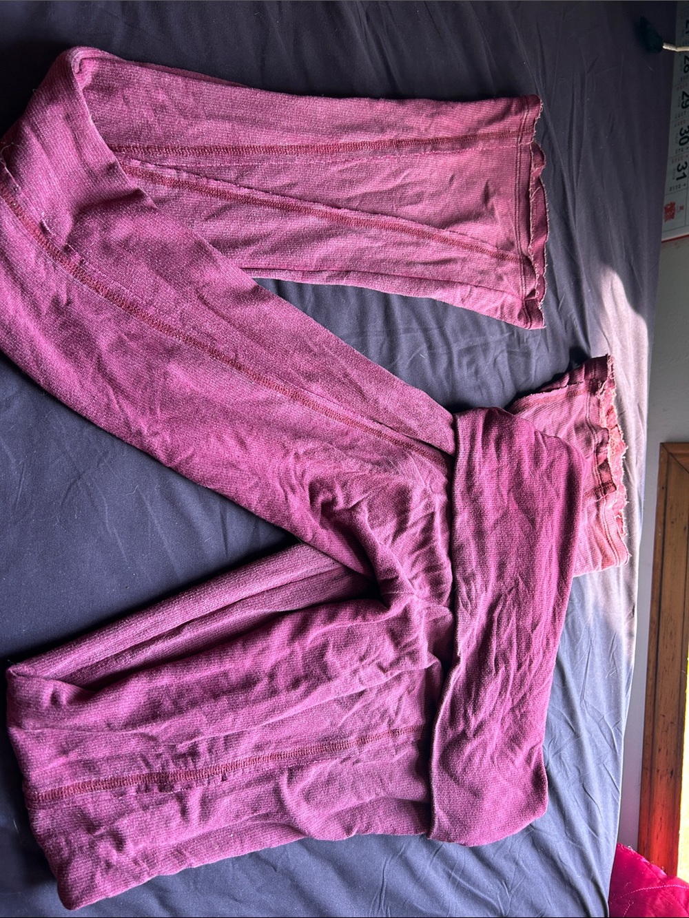 Women's Pink Stretch Flared yoga pants